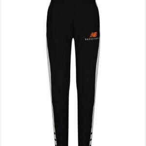 New Balance Sweatpants Youth Large (14-16) Black Basketball Sports Activewear